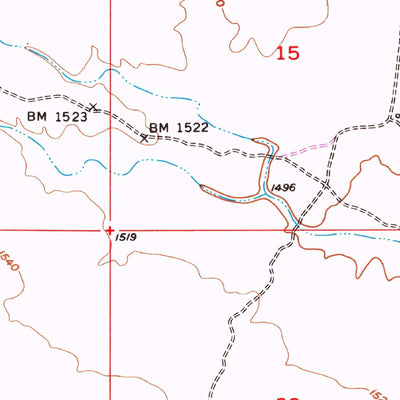 White Tank Mountains NE, AZ (1957, 24000-Scale) Map by United States ...