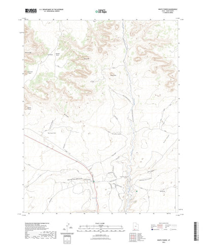 United States Geological Survey White Tower, UT (2023, 24000-Scale) digital map