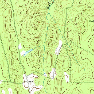 United States Geological Survey White West, GA (1972, 24000-Scale) digital map