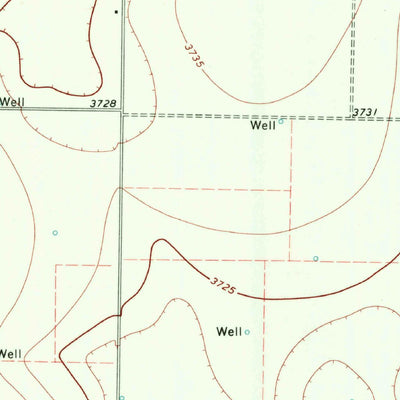 United States Geological Survey Whiteface NW, TX (1971, 24000-Scale) digital map