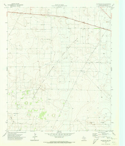 United States Geological Survey Whiteface SW, TX (1970, 24000-Scale) digital map