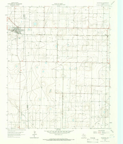 United States Geological Survey Whiteface, TX (1965, 24000-Scale) digital map