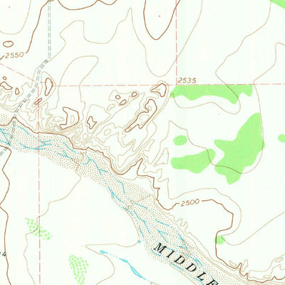 United States Geological Survey Whiteflat, TX (1967, 24000-Scale) digital map