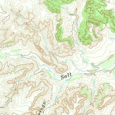 United States Geological Survey Whiteflat, TX (1967, 24000-Scale) digital map