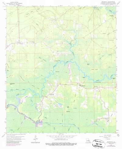 United States Geological Survey Whitehall, LA (1963, 24000-Scale) digital map