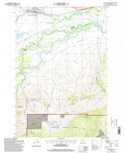 United States Geological Survey Whitehall, MT (1996, 24000-Scale) digital map