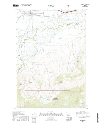 United States Geological Survey Whitehall, MT (2020, 24000-Scale) digital map