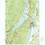 United States Geological Survey Whitehall, NY-VT (1950, 24000-Scale) digital map
