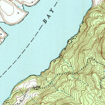 United States Geological Survey Whitehall, NY-VT (1950, 24000-Scale) digital map