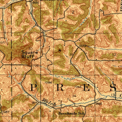 United States Geological Survey Whitehall, WI (1929, 62500-Scale) digital map
