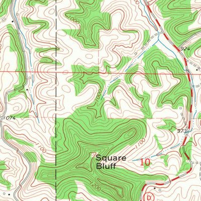 United States Geological Survey Whitehall, WI (1973, 24000-Scale) digital map