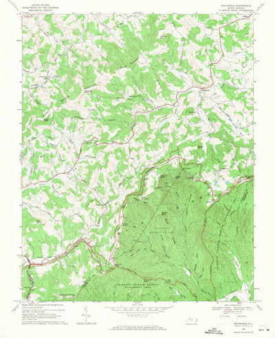 United States Geological Survey Whitehead, NC (1968, 24000-Scale) digital map