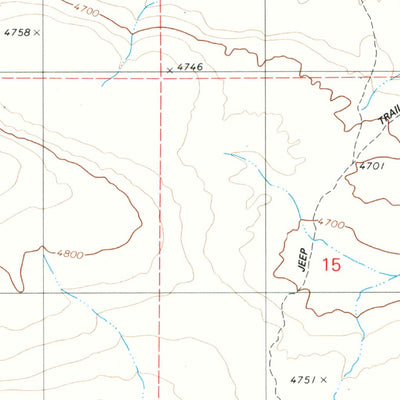 United States Geological Survey Whitehorse Butte, OR (1980, 24000-Scale) digital map