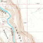 United States Geological Survey Whitehorse Butte, OR (1980, 24000-Scale) digital map