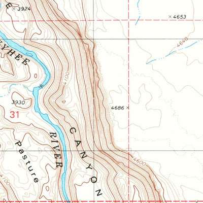 United States Geological Survey Whitehorse Butte, OR (1980, 24000-Scale) digital map