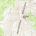 United States Geological Survey Whitehorse Mountain, NM (1985, 24000-Scale) digital map
