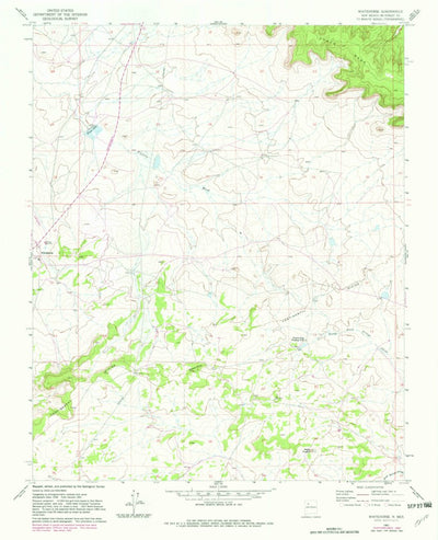 United States Geological Survey Whitehorse, NM (1961, 24000-Scale) digital map