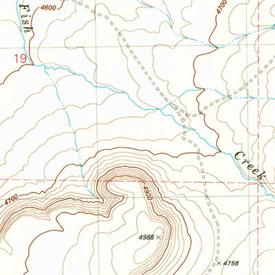United States Geological Survey Whitehorse Ranch, OR (1982, 24000-Scale) digital map