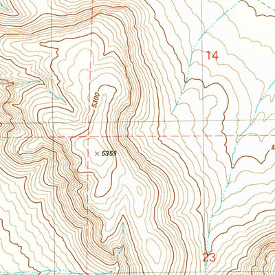 United States Geological Survey Whitehorse Ranch, OR (1982, 24000-Scale) digital map