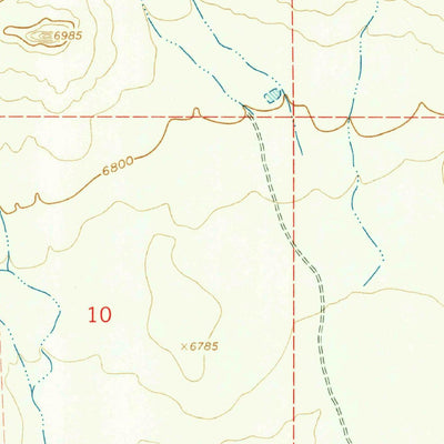 United States Geological Survey Whitehorse Rincon, NM (1961, 24000-Scale) digital map
