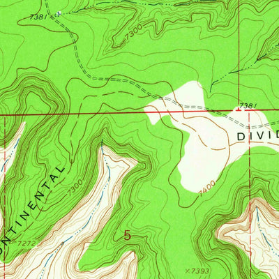 United States Geological Survey Whitehorse Rincon, NM (1961, 24000-Scale) digital map