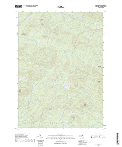 United States Geological Survey Whitehouse, NY (2023, 24000-Scale) digital map