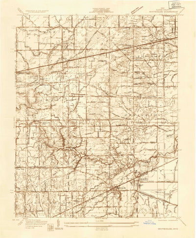 United States Geological Survey Whitehouse, OH (1935, 24000-Scale) digital map