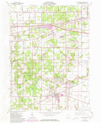 United States Geological Survey Whitehouse, OH (1964, 24000-Scale) digital map