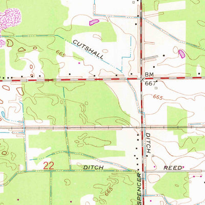 United States Geological Survey Whitehouse, OH (1964, 24000-Scale) digital map