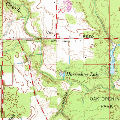 United States Geological Survey Whitehouse, OH (1964, 24000-Scale) digital map