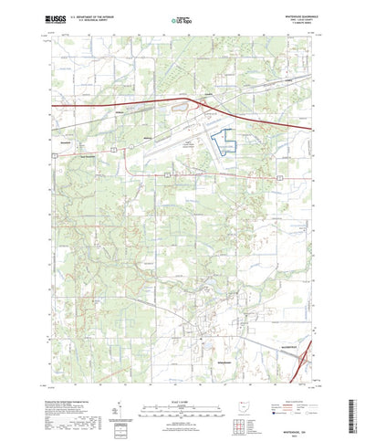 United States Geological Survey Whitehouse, OH (2023, 24000-Scale) digital map