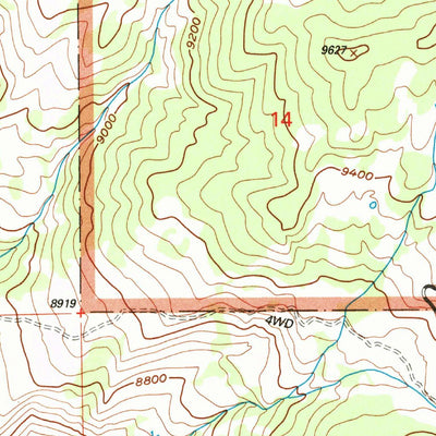 United States Geological Survey Whiteley Peak, CO (2000, 24000-Scale) digital map