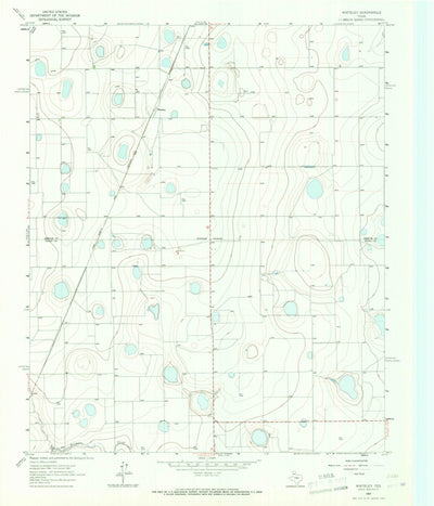 United States Geological Survey Whiteley, TX (1965, 24000-Scale) digital map