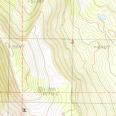 United States Geological Survey Whiteline Reservoir, OR (1985, 24000-Scale) digital map