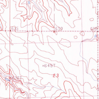 United States Geological Survey Whiteman Ranch, SD (1982, 24000-Scale) digital map
