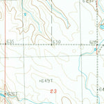 United States Geological Survey Whiteman Ranch, SD (1984, 24000-Scale) digital map