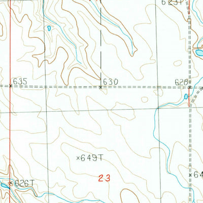 United States Geological Survey Whiteman Ranch, SD (1984, 24000-Scale) digital map