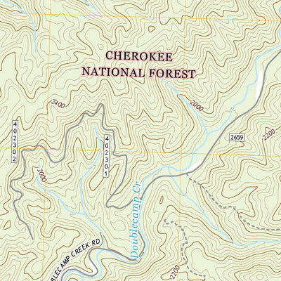 United States Geological Survey Whiteoak Flats, TN (2019, 24000-Scale) digital map