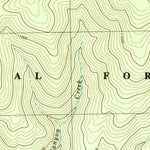 United States Geological Survey Whitepine, CO (1982, 24000-Scale) digital map