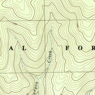 United States Geological Survey Whitepine, CO (1982, 24000-Scale) digital map