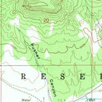 United States Geological Survey Whiteriver, AZ (1967, 24000-Scale) digital map