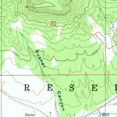 United States Geological Survey Whiteriver, AZ (1967, 24000-Scale) digital map