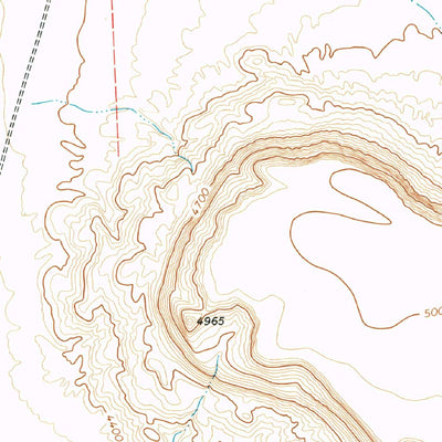 United States Geological Survey Whiterock Hills, TX (1977, 24000-Scale) digital map