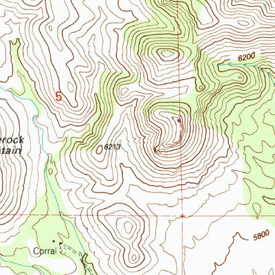 United States Geological Survey Whiterock Mountain, NM (1999, 24000-Scale) digital map
