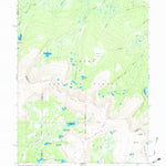 United States Geological Survey Whiterocks Lake, UT (1963, 24000-Scale) digital map