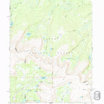 United States Geological Survey Whiterocks Lake, UT (1990, 24000-Scale) digital map