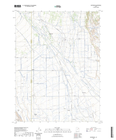 United States Geological Survey Whiterocks, UT (2023, 24000-Scale) digital map