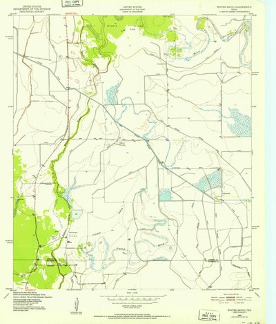 United States Geological Survey Whites Bayou, TX (1943, 24000-Scale) digital map