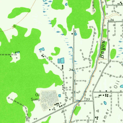 United States Geological Survey Whites Bayou, TX (1961, 24000-Scale) digital map