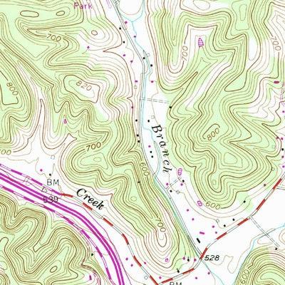 United States Geological Survey Whites Creek, TN (1955, 24000-Scale) digital map